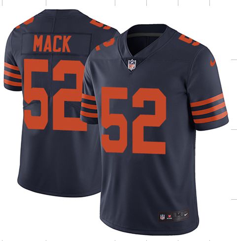 Youth Chicago Bears 52 Mack Blue orange Nike Vapor Untouchable Player NFL Jerseys